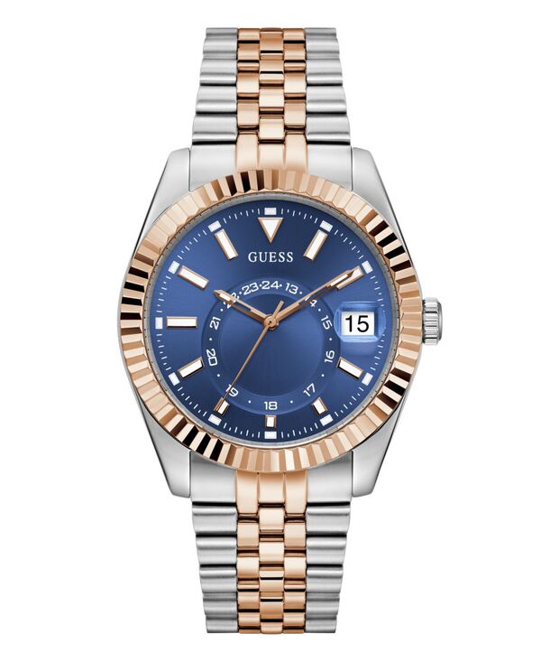 ゲス メンズ アクセサリー 腕時計 GUESS Men's Two-Tone Multi-function Date Watch 42mm Rose Gold ゴールド 35,620円