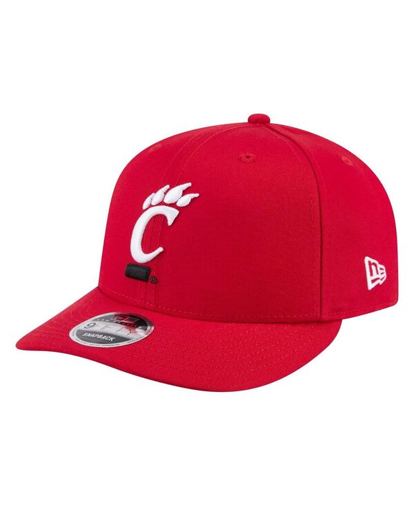 ニューエラ メンズ アクセサリー 帽子 New Era Men's Red Cincinnati Bearcats Low Profile 9FIFTY Snapback Hat Red レッド｜ReVida 店