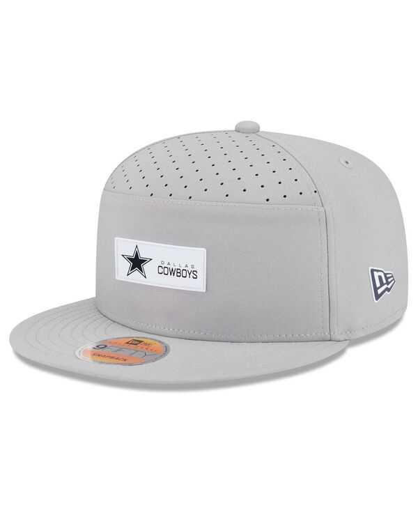 ニューエラ メンズ アクセサリー 帽子 New Era Men's Gray Dallas Cowboys 2025 Sideline Split Panel 9FIFTY Snapback Hat Gray グレー｜ReVida 店 13,305円