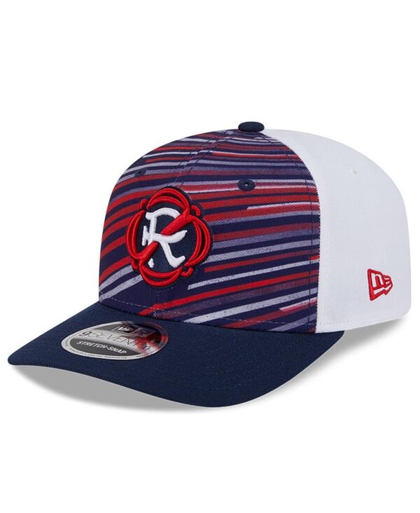 ニューエラ メンズ アクセサリー 帽子 New Era Men's Navy/White New England Revolution 2025 Third 9SEVENTY Stretch snap Hat Navy White ホワイト