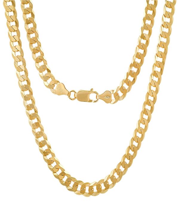 スティールタイム レディース アクセサリー ネックレス・チョーカー・ペンダントトップ レース STEELTIME Unisex 14K Gold Plated Cuban Superflat Link Necklace Gold ゴールド
