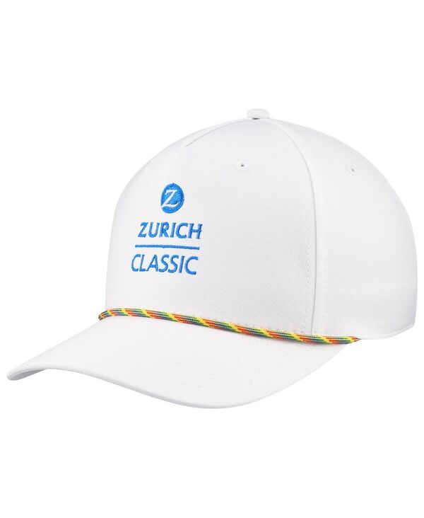 アヘッド メンズ アクセサリー 帽子 Ahead Men's White the Zurich Classic Alto Rope Adjustable Hat White ホワイト