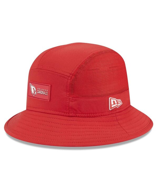 ニューエラ メンズ アクセサリー 帽子 New Era Men's Cardinal Arizona Cardinals 2025 Sideline Bucket Hat Cardinal｜ReVida 店