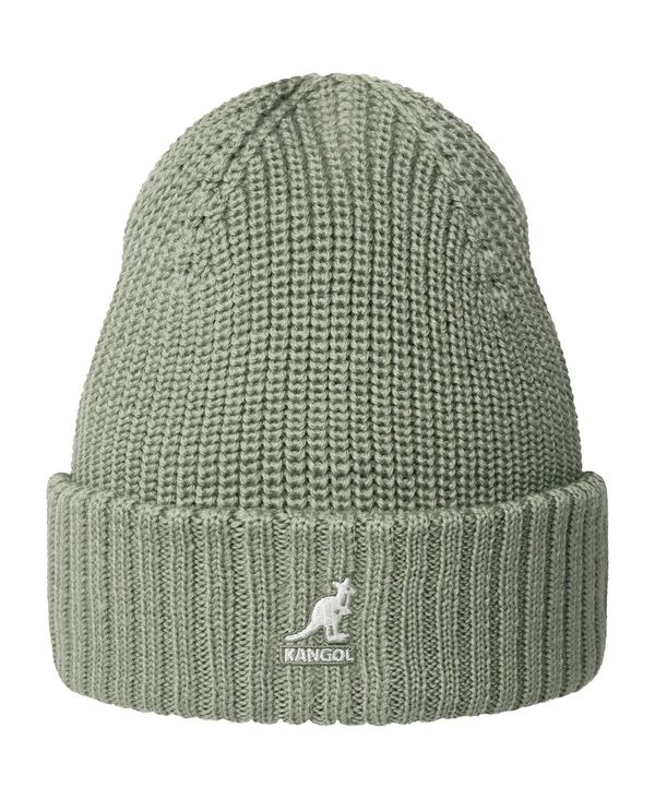 カンゴール メンズ アクセサリー 帽子 ウール Kangol Men's Merino Wool Rib Beanie Pull-Ons & Beanies Sage green グリーン|ReVida 店