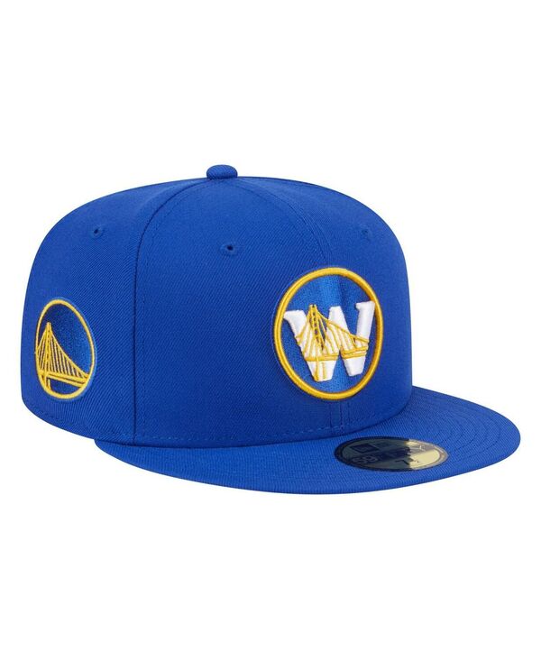 ニューエラ メンズ アクセサリー 帽子 New Era Men's Royal Golden State Warriors Deceptor 59FIFTY Fitted Hat Royal