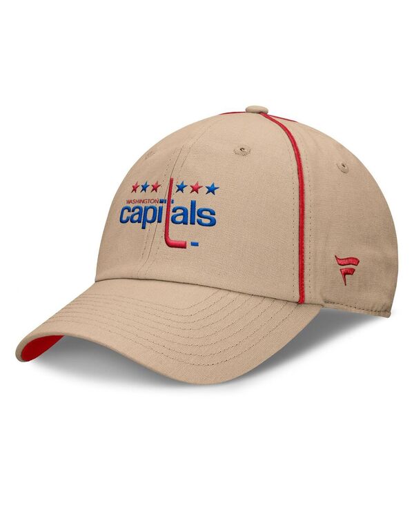 ファナティクス メンズ アクセサリー 帽子 キャップ Fanatics Men's Tan Washington Capitals Heritage Setoff Adjustable Hat Tan タン