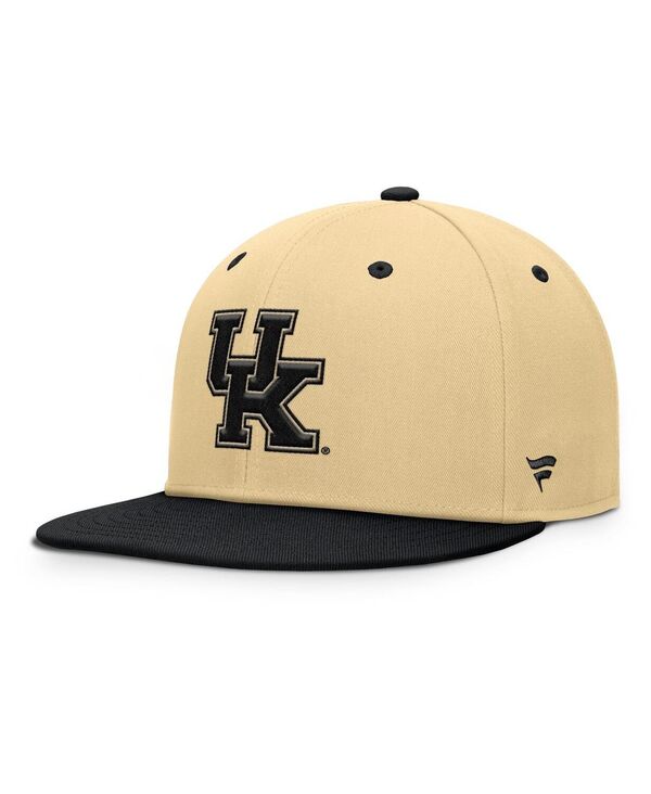 ファナティクス メンズ アクセサリー 帽子 Fanatics Men's Khaki/Black Kentucky Wildcats Balance Fitted Hat Khaki Black ブラック|ReVida 店