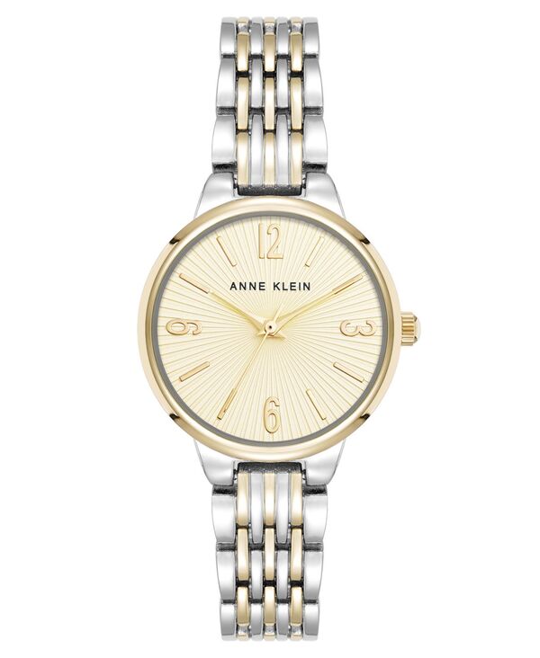 アンクライン レディース アクセサリー 腕時計 Anne Klein Women's Quartz Two-Tone Metal Alloy Watch 30mm Silver-tone Gold-tone ゴールド