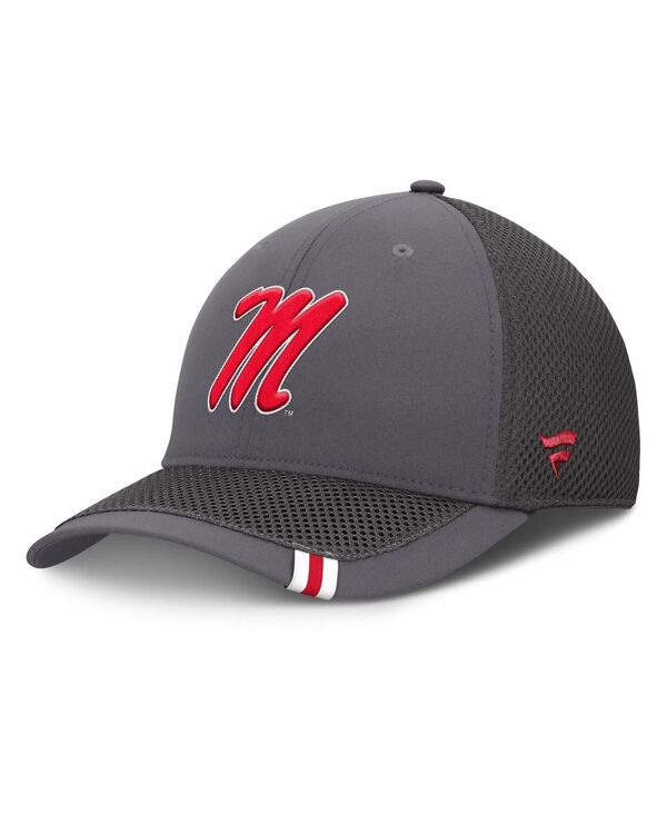 ファナティクス メンズ アクセサリー 帽子 Fanatics Men's Gray Ole Miss Rebels Clincher Flex Hat Gray グレー|ReVida 店