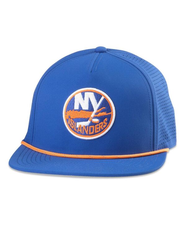 アメリカンニードル メンズ アクセサリー 帽子 American Needle Men's Royal New York Islanders Buxton Pro Tech Adjustable Hat Royal｜ReVida 店