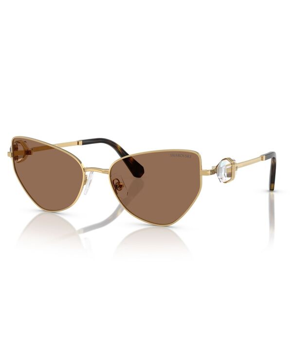 スワロフスキー レディース アクセサリー サングラス・アイウェア Swarovski Women's Sunglasses SK7003 Brown ブラウン