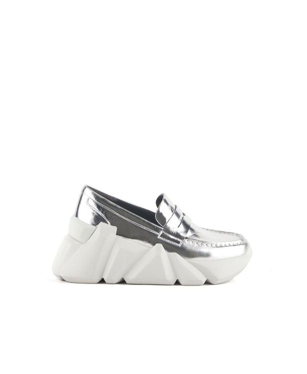 ユナイテッドヌード レディース シューズ パンプス ローファー United Nude Womens Space Kick Loafer Mirror silver シルバー｜ReVida 店