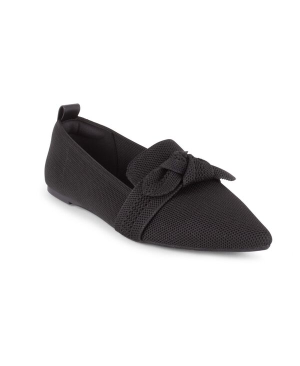 タハリ レディース シューズ パンプス ニット Tahari Women's Venice Knit Slip-On Flats Black ブラック