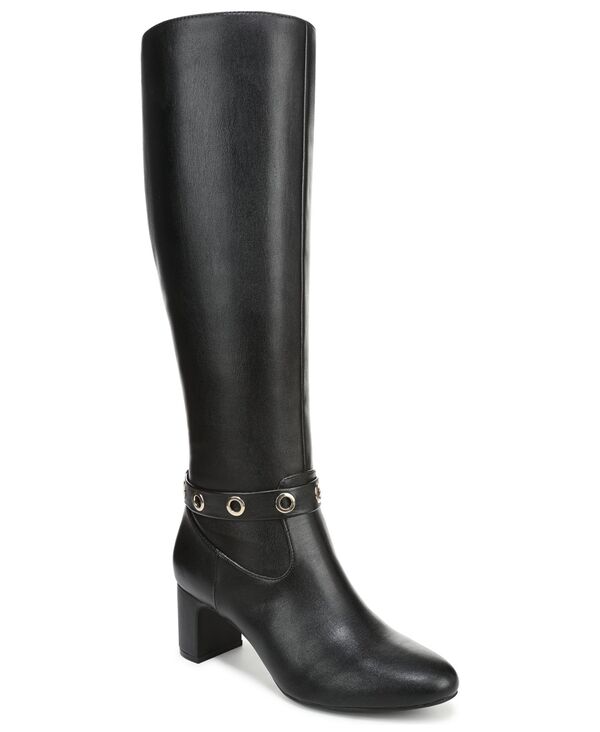 ライフストライド レディース シューズ パンプス トール ブーツ LifeStride Women's Tansy Zipper Tall Boots Regular & Wide Calf Black Faux Leather ブラック