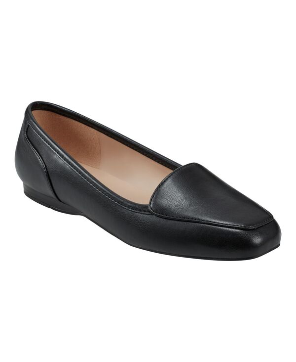 バンドリーノ レディース シューズ パンプス 置き目毛革 Bandolino Women\u0027s Liberty Square Toe Slip-On Loafers Black 黒いこと