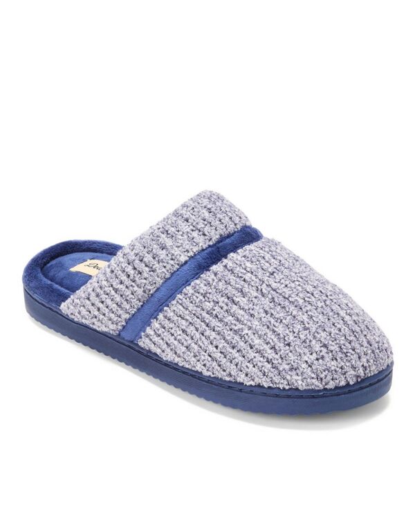 ディアフォームズ レディース シューズ サンダル Dearfoams Women's Serena Marled Chenille Scuff Slippers Peacoat