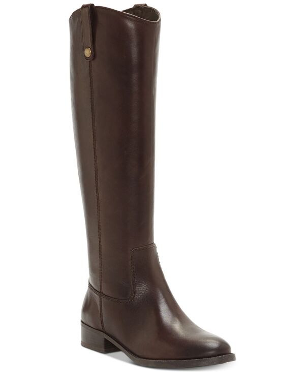 アイ.エヌ.シー インターナショナル コンセプト レディース シューズ ブーツ・レインブーツ レザー I.N.C. International Concepts Fawne Riding Leather Boots Regular & Wide Calf Chocolate チョコレート|ReVida 店