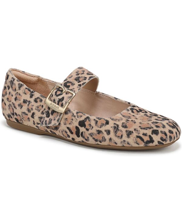 お医者さん・肩かけ レディース シューズ パンプス Dr. Scholl\u0027s Women\u0027s Weston-Jane Square Toe Mary Jane Flats Beige/Black Leather 黒いこと