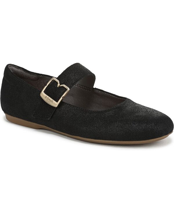 お医者さん・肩かけ レディース シューズ パンプス Dr. Scholl\u0027s Women\u0027s Weston-Jane Square Toe Mary Jane Flats Black Leather 黒いこと