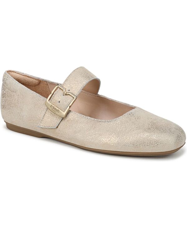 ドクター・ショール レディース シューズ パンプス Dr. Scholl's Women's Weston-Jane Square Toe Mary Jane Flats Gold Leather ゴールド