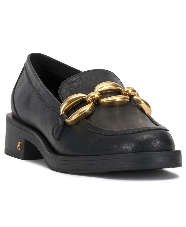 ヴィンスカムート レディース シューズ パンプス レザー ローファー Vince Camuto Women's Sayer Leather Loafers Black Leather ブラック 19,485円