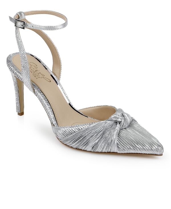 ジュウェルダグレイミシュカ レディース シューズ パンプス Jewel Badgley Mischka Women's Enid Dress Pumps Silver シルバー｜ReVida 店