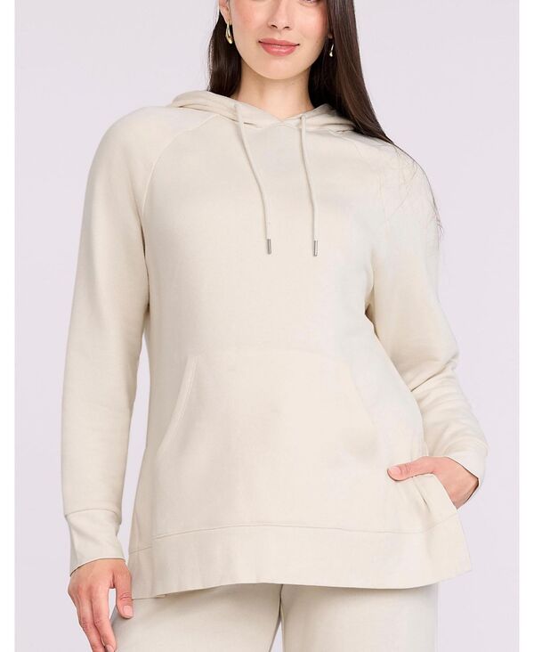 マザーフッドマタニティー レディース アウター パーカー・スウェット リラックスフィット パーカー Motherhood Maternity Women's Relaxed Fit Tunic Maternity Hoodie Antique white ホワイト