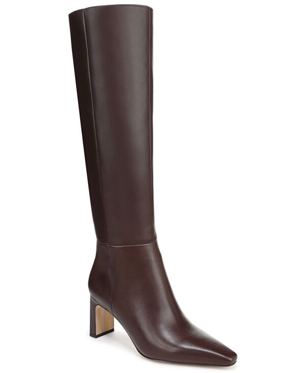 サムエデルマン レディース シューズ パンプス ブーツ Sam Edelman Sylvia Snip-Toe Knee-High Dress Boots Regular \u0026 Wide Calf Spiced Pecan Leather