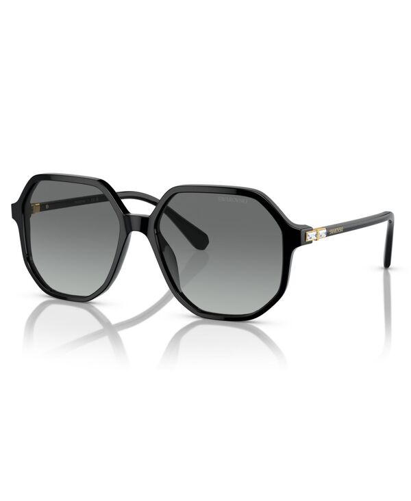スワロフスキー レディース アクセサリー サングラス・アイウェア Swarovski Women's Sunglasses Gradient SK6003 Black ブラック