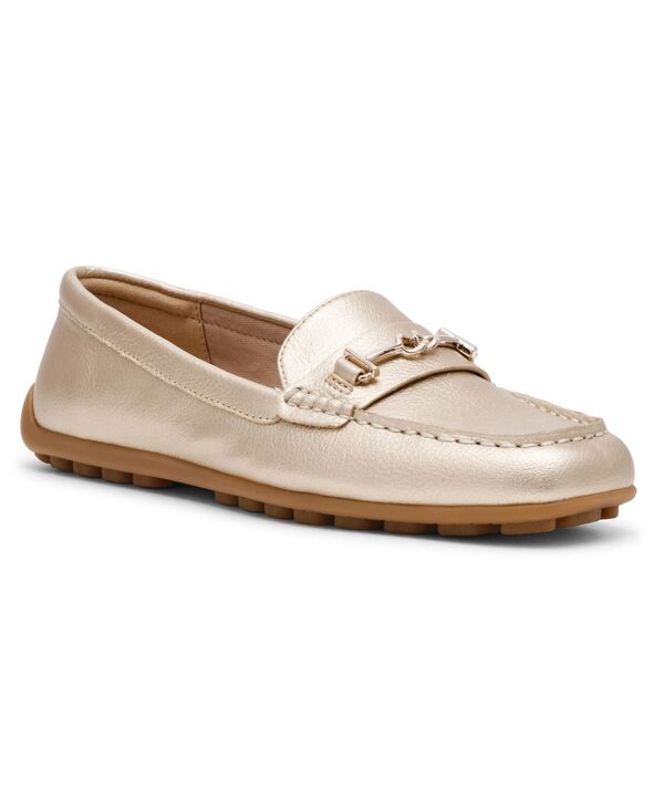アンクライン レディース シューズ パンプス ローファー Anne Klein Women's Hanna Slip On Driving Moc Loafers Platinum 16,436円