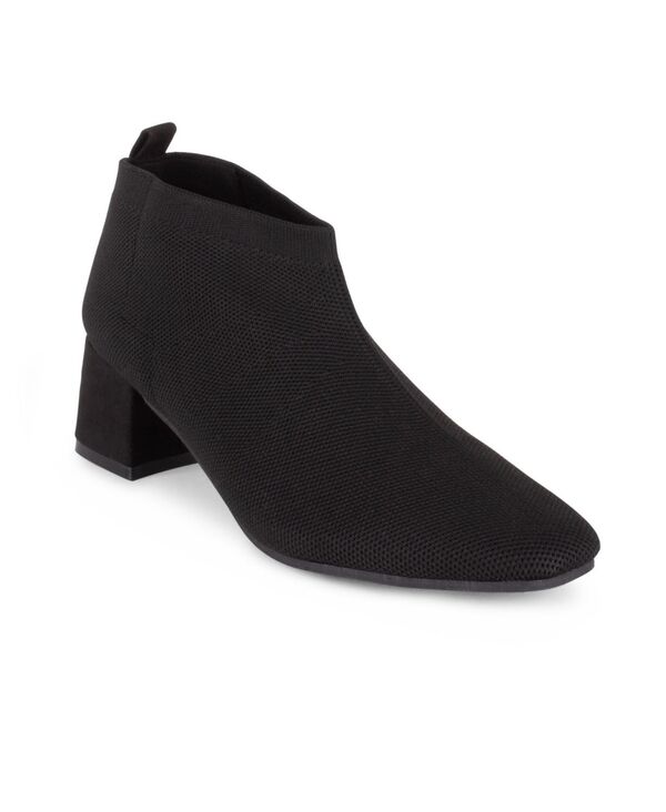 タハリ レディース シューズ ブーツ・レインブーツ アンクル ブーツ ニット Tahari Women's Corniche Knit Ankle Boots Black ブラック
