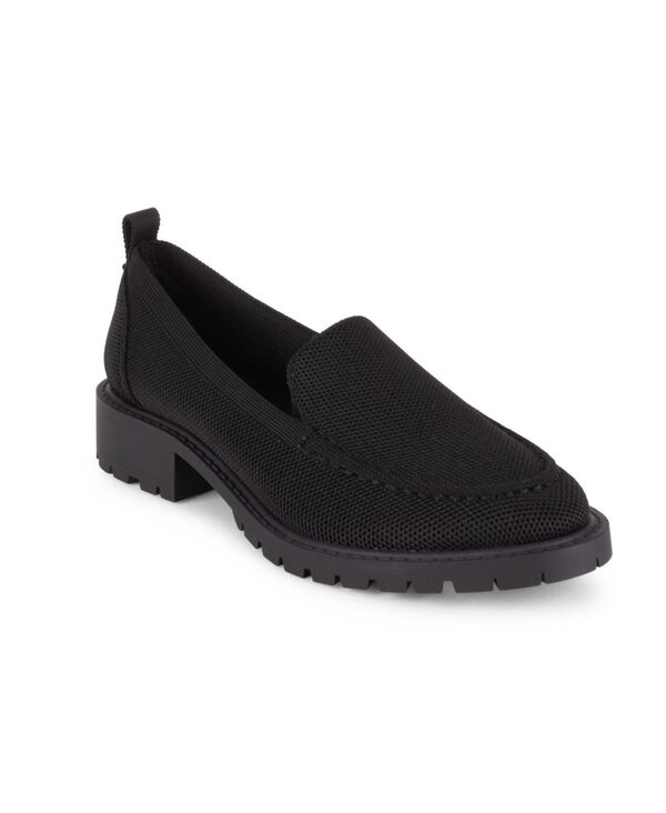 タハリ レディース シューズ パンプス ニット ローファー Tahari Women's Siena Knit Slip-On Loafers Black ブラック