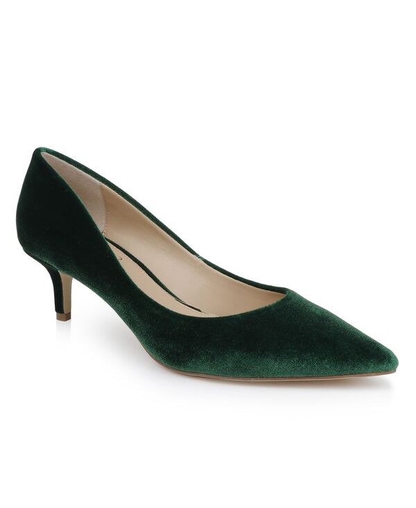 ジュウェルダグレイミシュカ レディース シューズ パンプス ベルベット Jewel Badgley Mischka Women's Enola Velvet Pumps Green Velvet グリーン