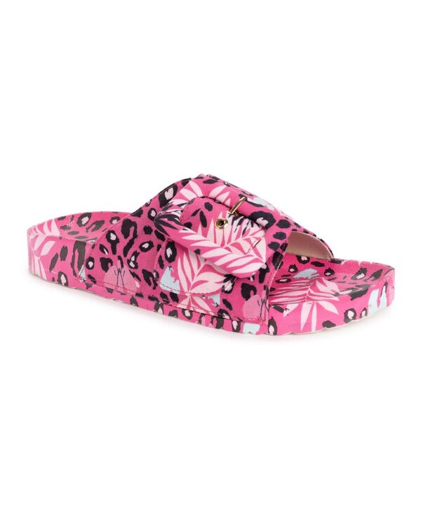 ムクルクス レディース シューズ サンダル MUK LUKS LUKEES by Women's Island Tiki Sandals Fuchsia フューシャ|ReVida 店
