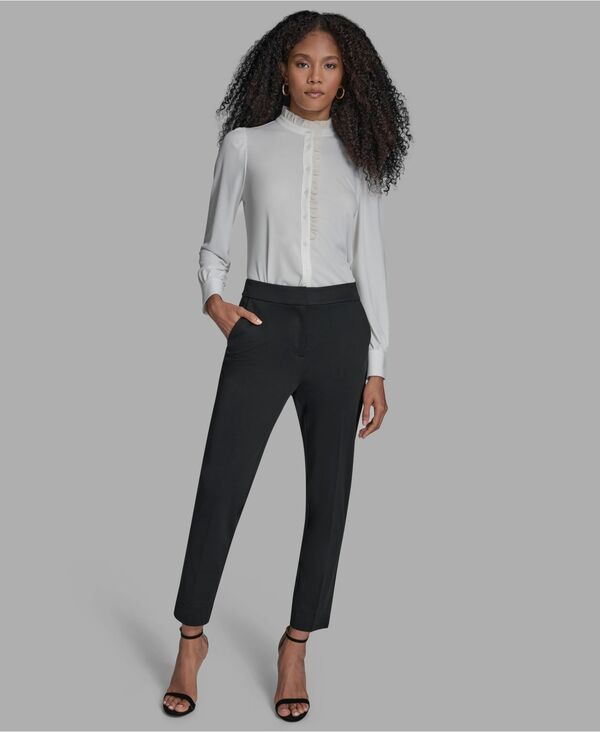 ビーシビージー レディース ボトムス カジュアルパンツ パンツ BCBG Women's Slim Leg High Rise Pants Black ブラック｜ReVida 店 23,214円