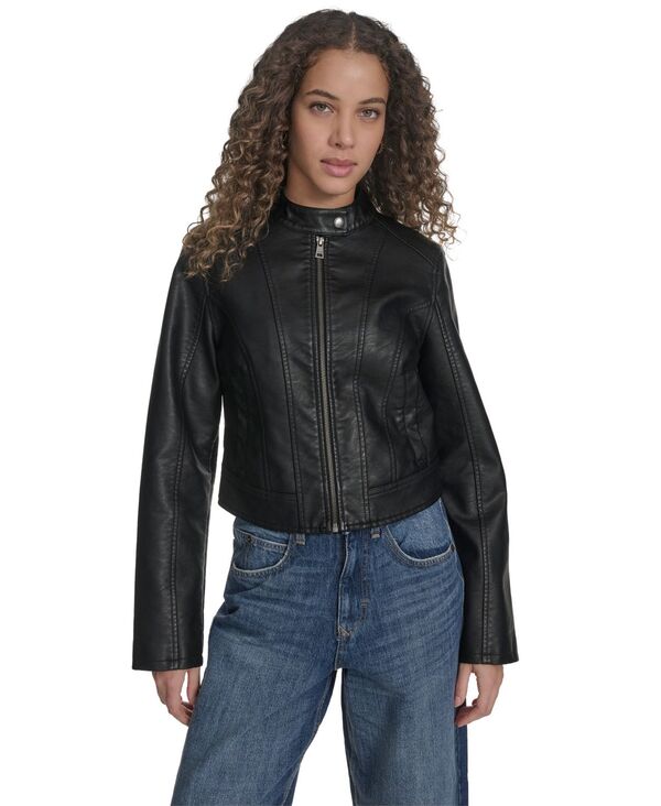 リーバイス レディース アウター パーカー・スウェット ジャケット Levi's Women's Racer Jacket Black ブラック