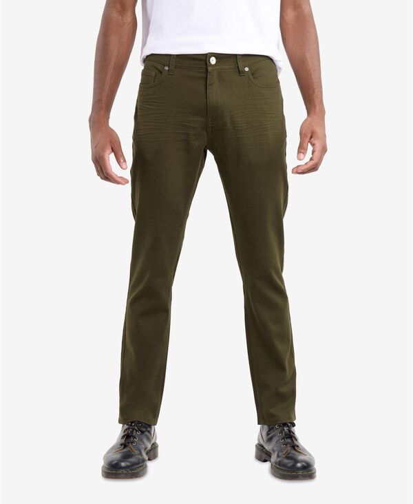 エックス花の冠 メンズ ボトムス 心地よいズボン下 ズボン下 XRAY Men\u0027s Stretch Commuter Pants Olive オリーブ メンズファッション-ズボン・パンツ