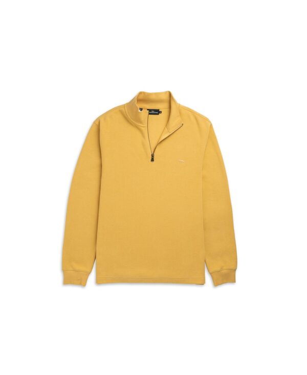 ロッドアンドグン メンズ アウター ニット・セーター スウェット シャツ Rodd & Gunn Men's Alton Ave Quarter-Zip Sweatshirt Mustard マスタード｜ReVida 店