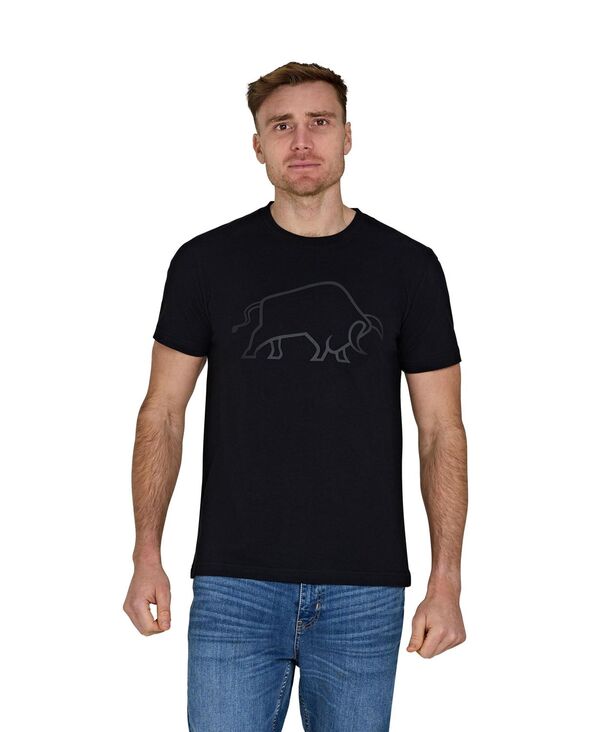 ライジングブル メンズ トップス Tシャツ Raging Bull Men's Highbuild T-Shirt Black ブラック