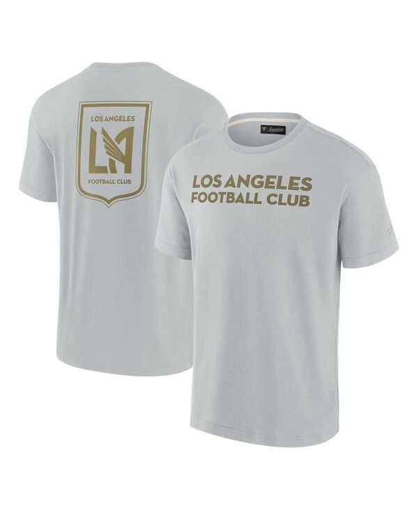 ファナティクス メンズ トップス Tシャツ Fanatics Men's and Women's Gray LAFC Elements Super Soft Short Sleeve T-Shirt Gray グレー