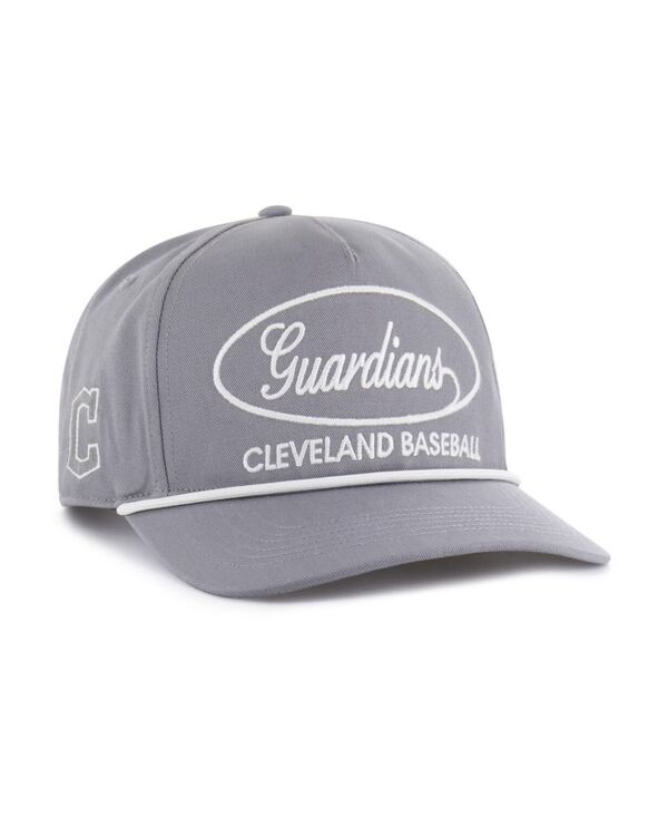 47 ブランド メンズ アクセサリー 帽子 '47 Brand Men's Gray Cleveland Guardians Foundational Hitch Adjustable Hat Gray グレー｜ReVida 店