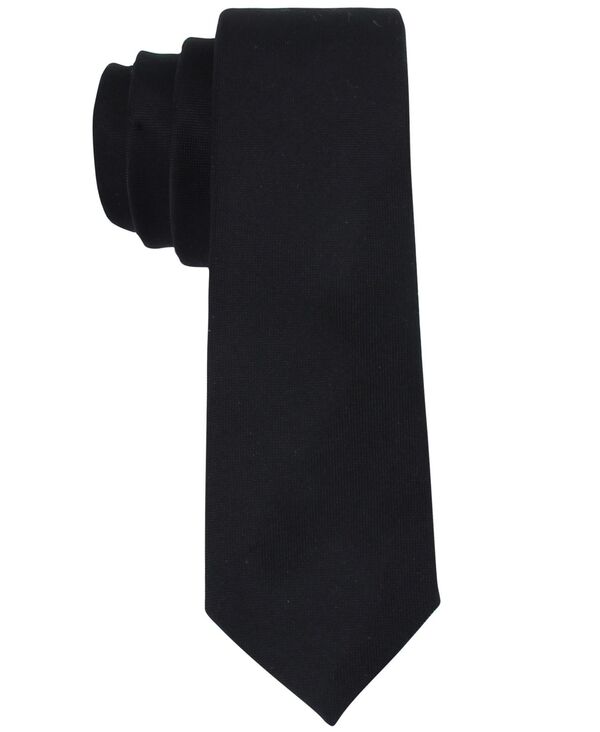 カルバンクライン メンズ アクセサリー ネクタイ Calvin Klein X Liquid Luxe Skinny Solid Tie Black ブラック