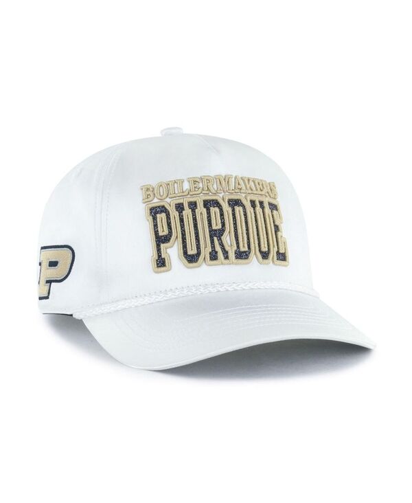 47 ブランド レディース アクセサリー 帽子 '47 Brand Women's White Purdue Boilermakers Outspoken Hitch Adjustable Hat White ホワイト