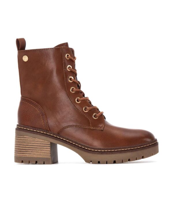 キシタイ レディース シューズ ブーツ・レインブーツ XTI Women's Combat Booties Camel キャメル｜ReVida 店