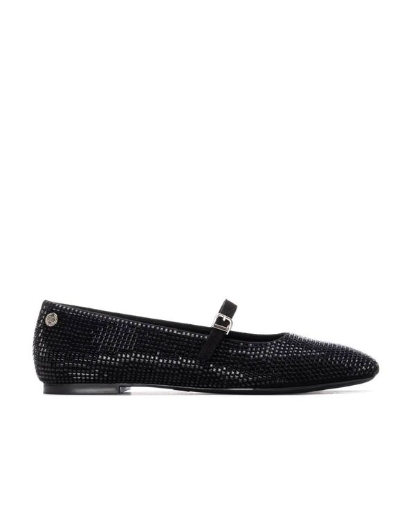 キシタイ レディース シューズ パンプス Women's Mary Jane Ballet Flats By XTI Black ブラック