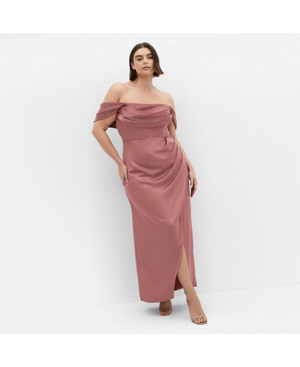 シティーシック レディース トップス ワンピース マキシワンピース プラスサイズ マキシ CITY CHIC Women's Plus Size Forbidden Love Maxi Dress Pink ピンク 38,220円