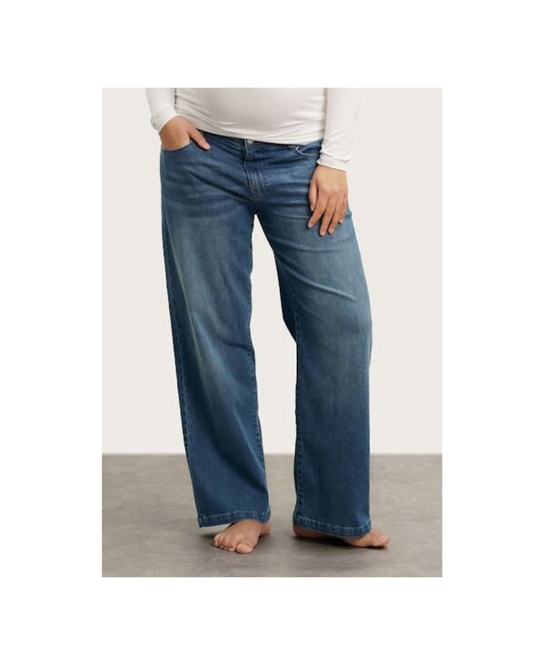 ノム レディース ボトムス デニムパンツ デニム NOM Maternity Maternity Slouch Under the Belly Denim Dark Blue ブルー