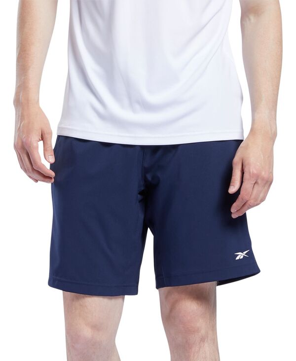 リーボック メンズ ボトムス ハーフパンツ・ショーツ ショートパンツ Reebok Men's Regular-Fit 9 Training Shorts Navy ネイビー