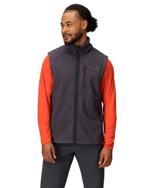 マーモット メンズ トップス ベスト Marmot Men's Drop Line Vest Black heather ブラック