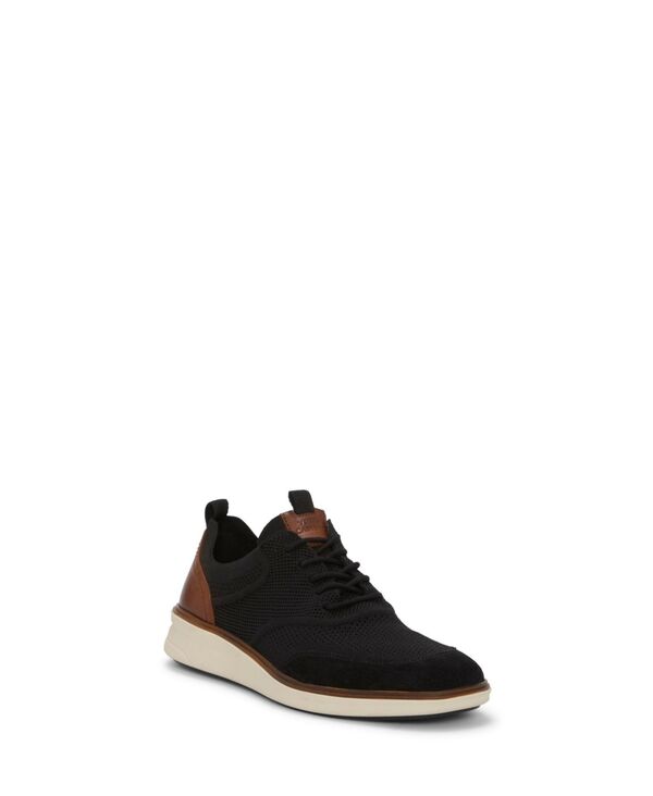 ヴィンスカムート メンズ シューズ スニーカー Vince Camuto Men's Haldane Casual Sneakers Black Dark Cuero ブラック|ReVida 店